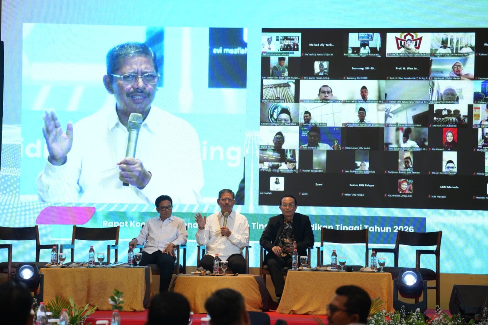 Rakor Pendidikan Tinggi Keagamaan Islam Digelar Hybrit, Bahas Ma’hadisasi PTKI dan Strategi Peningkatan Mutu