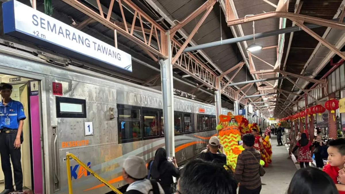 Hari Terakhir Periode Libur Imlek, Volume Penumpang KA di Wilayah Daop 4 Semarang Capai 45 Ribu Lebih