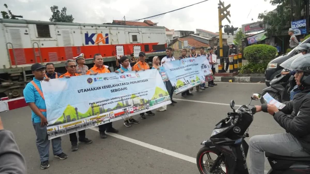 Jelang Angkutan Lebaran 2026, KAI Daop 2 Bandung Fokus Tingkatkan Keselamatan Perjalanan Kereta Api