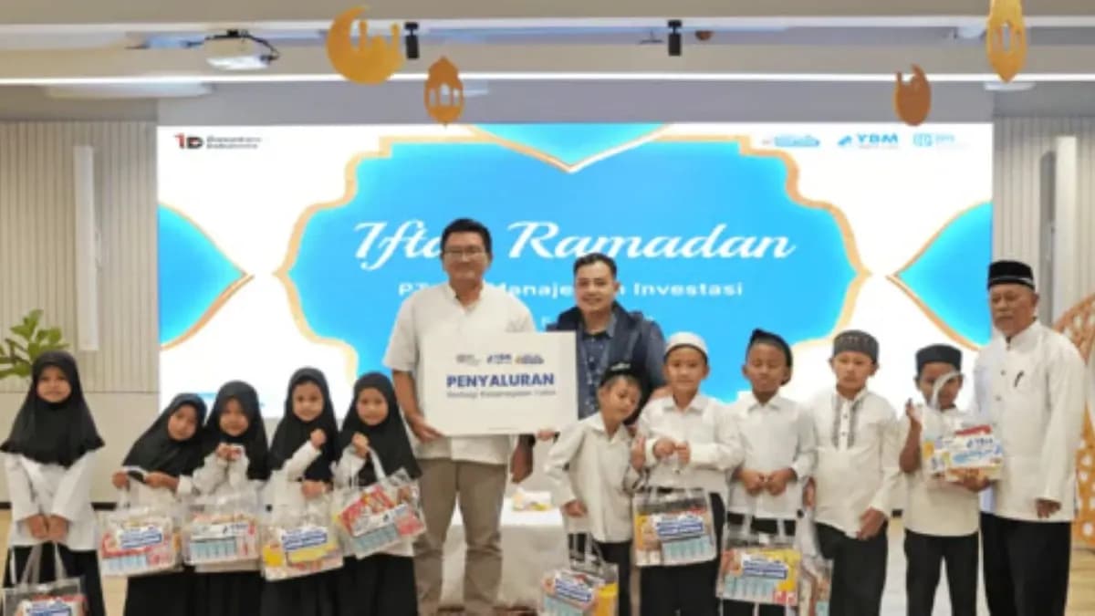 BRI Manajemen Investasi dan YBM BRILiaN Berbagi Kebahagiaan Ramadan Bersama Anak Yatim
