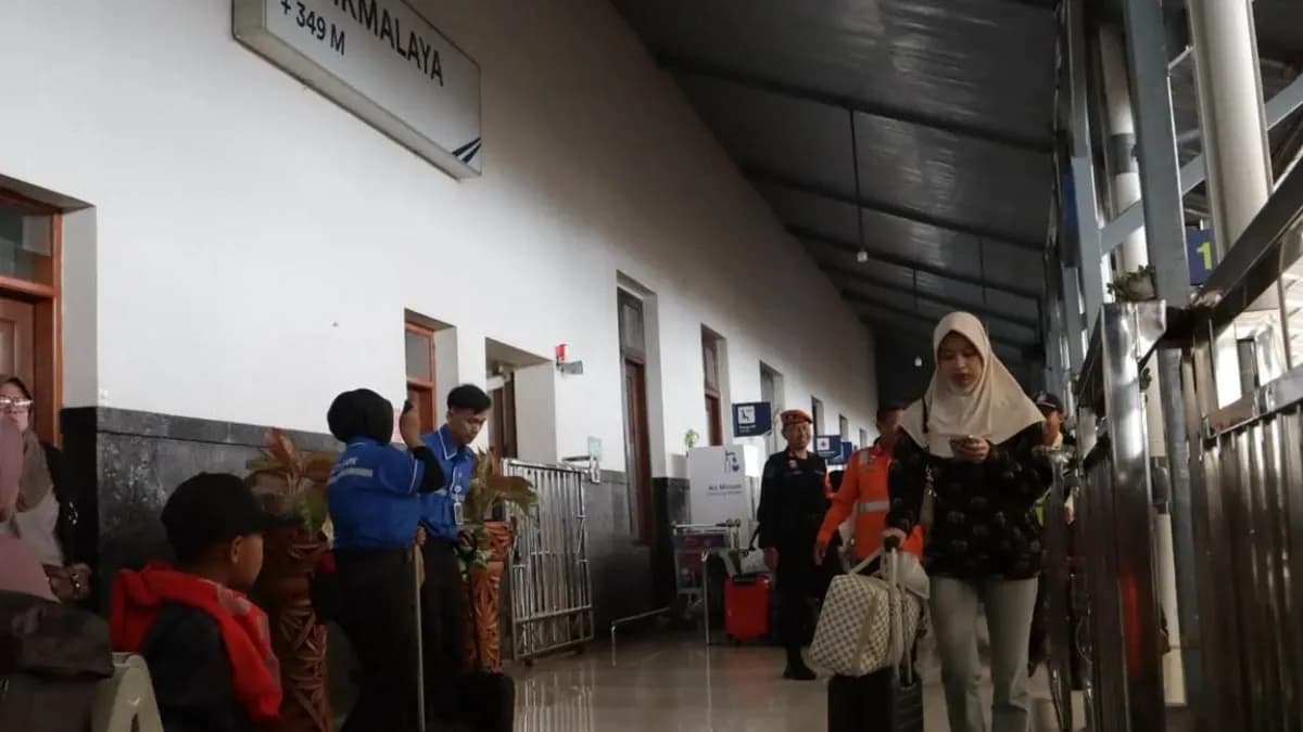 Stasiun Tasikmalaya Jadi Stasiun Tersibuk Ketiga Setelah Bandung dan Kiaracondong pada 5 Hari Angkutan Lebaran 2026