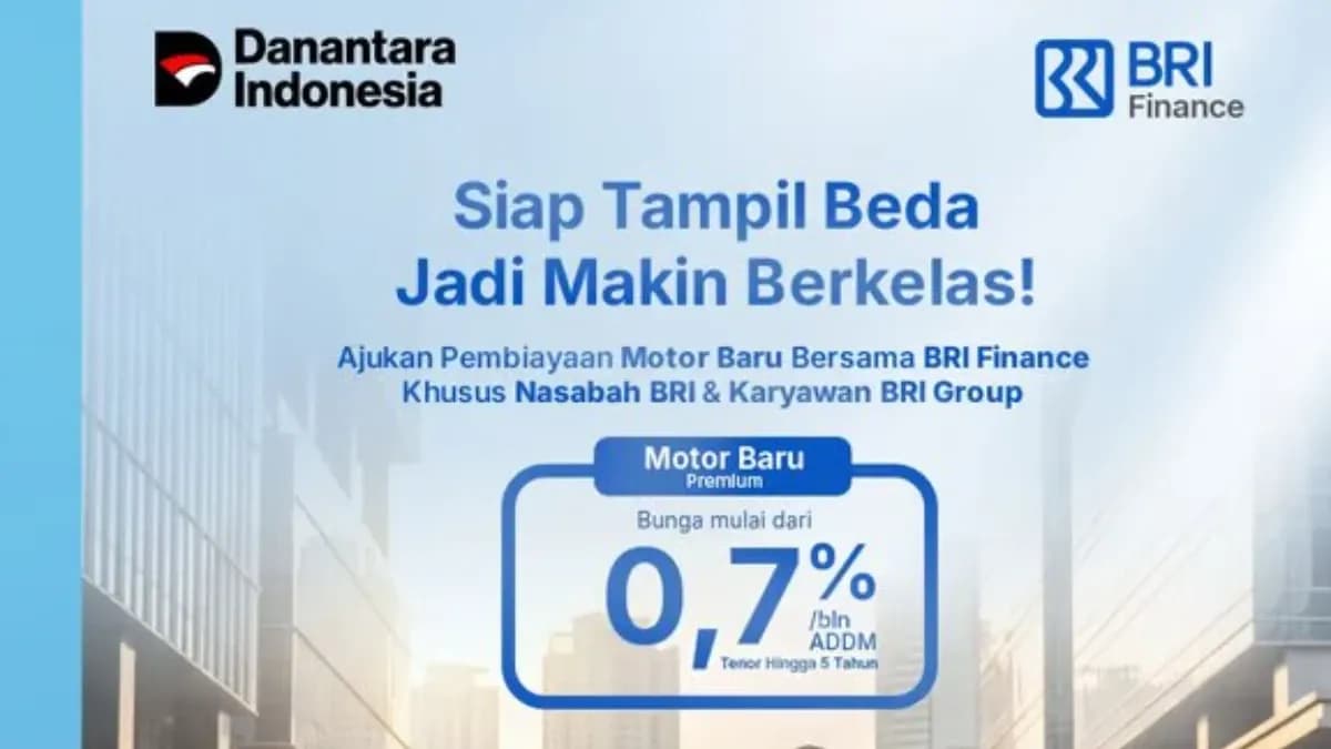 Dorong Akses Motor Premium, BRI Finance Tawarkan Skema Pembiayaan Mulai 0,7%