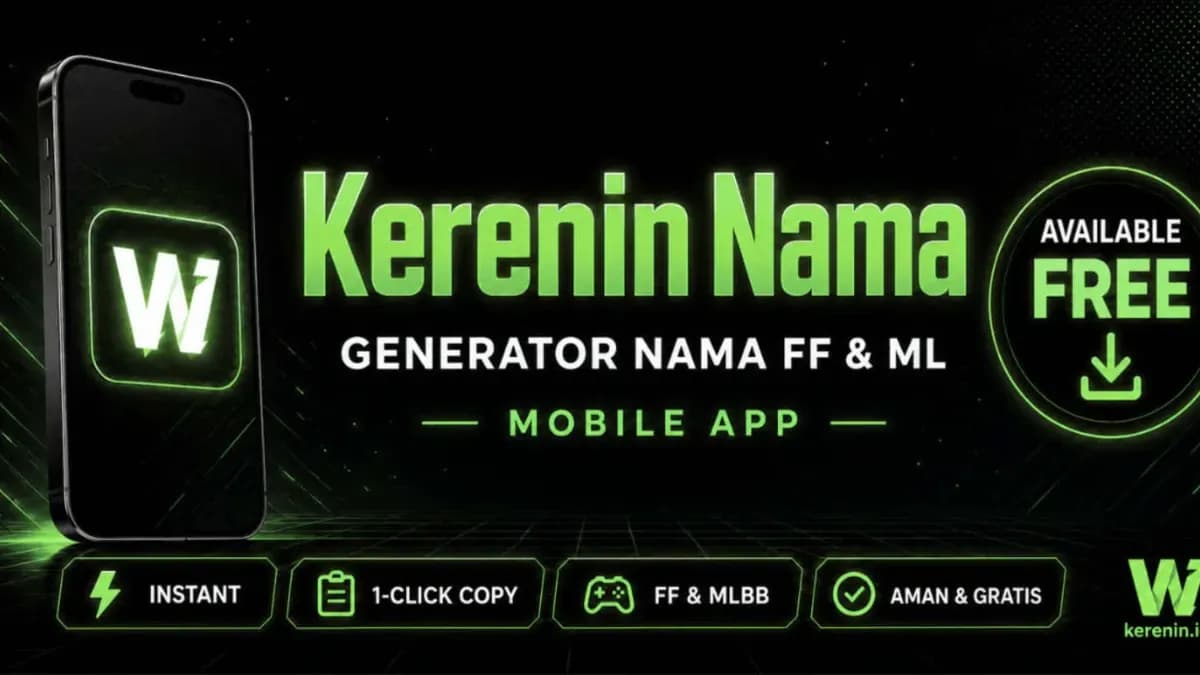 Aplikasi "Nama Keren FF & ML" Dibahas oleh 5 Content Creator Gaming Indonesia dalam Sepekan