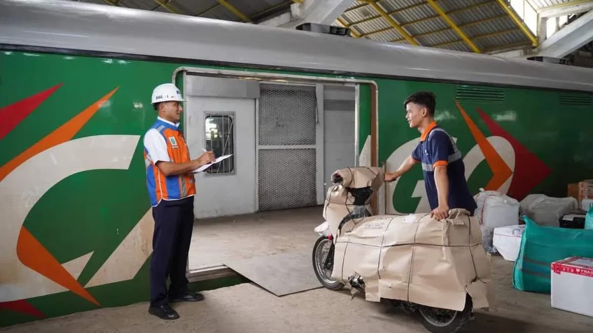 KAI Logistik Optimalkan Operasional Hadapi Lonjakan Motor di Yogyakarta