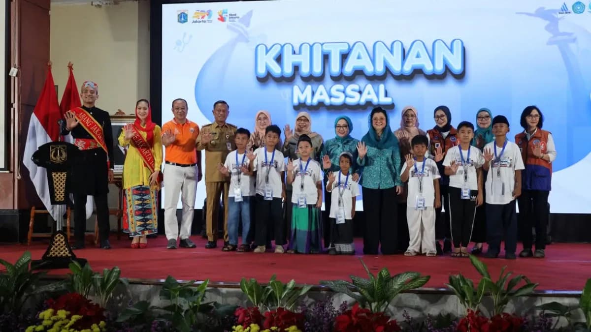 Kado Spektakuler! Di Momen HUT Jakarta ke-499, TP PKK Jakarta dan PAM JAYA Gratiskan Khitan untuk 2.000 Anak