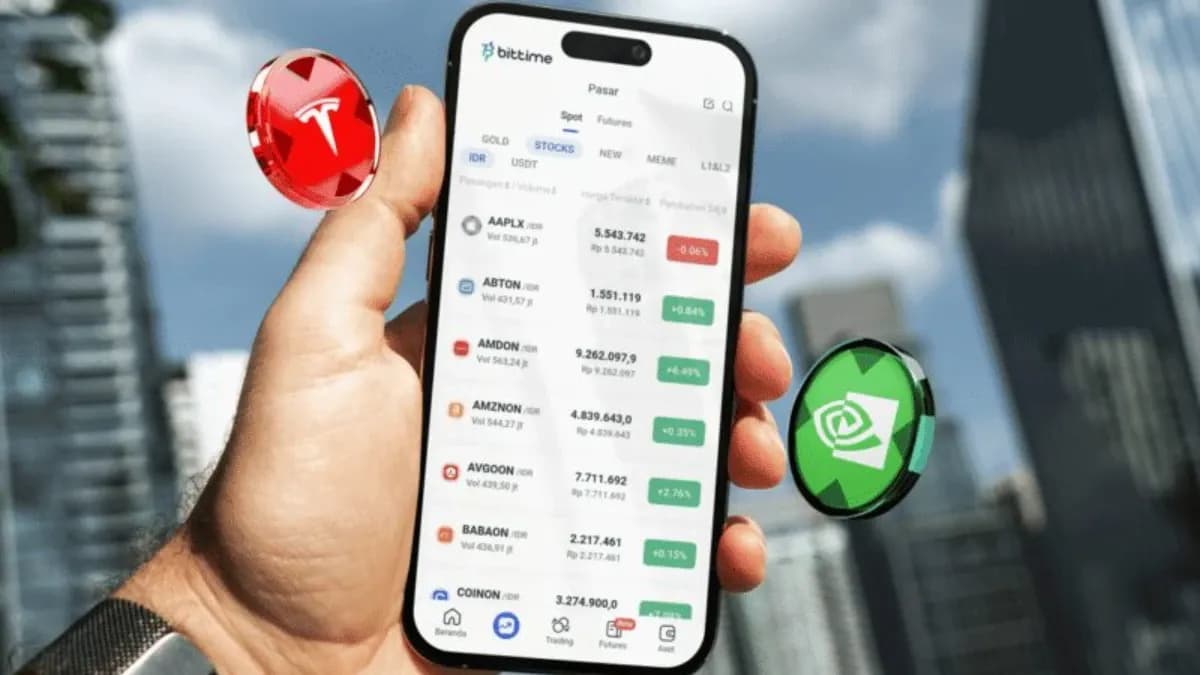 Bittime: Investor Pantau Hasil Negosiasi AS-Iran, Aset Tokenized Saham AS Dapat Dicermati
