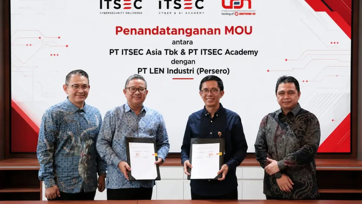 ITSEC Asia (IDX:CYBR) dan PT Len Industri (Persero) Satukan Kekuatan Teknologi dan Talenta untuk Perkuat Ketahanan Siber Indonesia