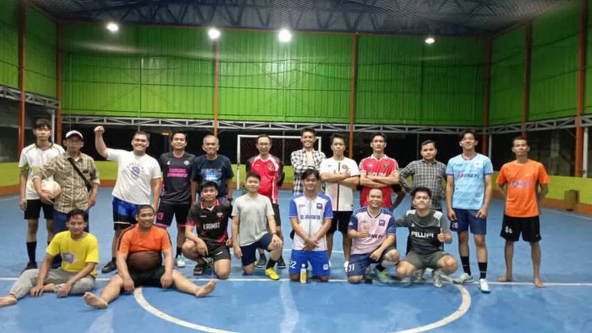 Pererat Sinergi dan Tingkatkan Kebugaran, BRI Region 6 Gelar Futsal Persahabatan Bersama PT BKS