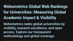 Berikut Daftar 7 PTKIN Masuk 100 Top Perguruan Tinggi Nasional Versi Webometrics